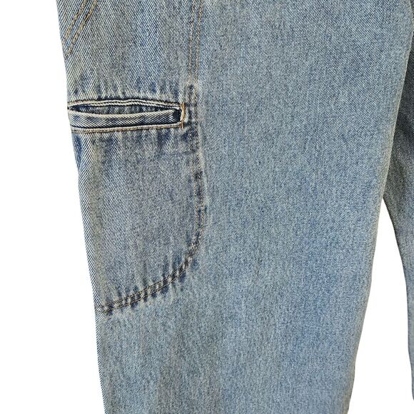 Vintage Bugle Boy 90's Carpenter Jeans Relaxed Fit Light Wash Men's Size 36 x 32 - Picture 6 of 13